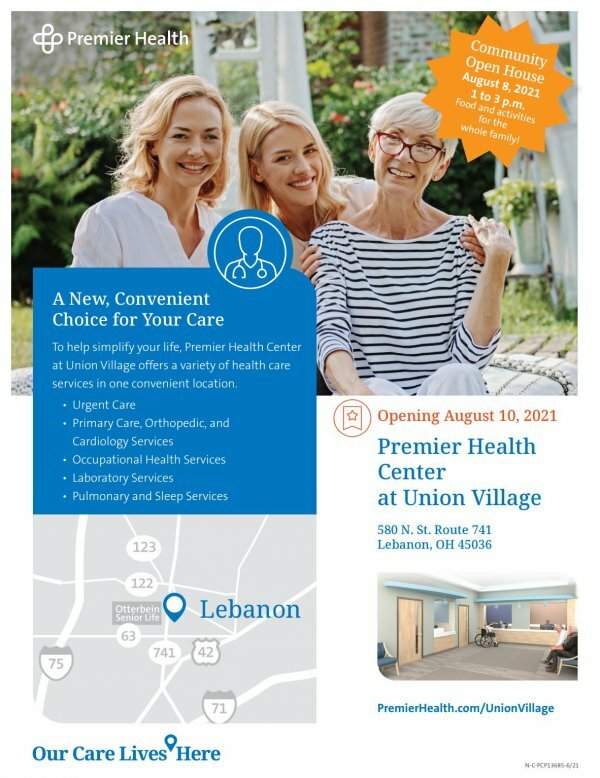 Open House flyer for Premier Health